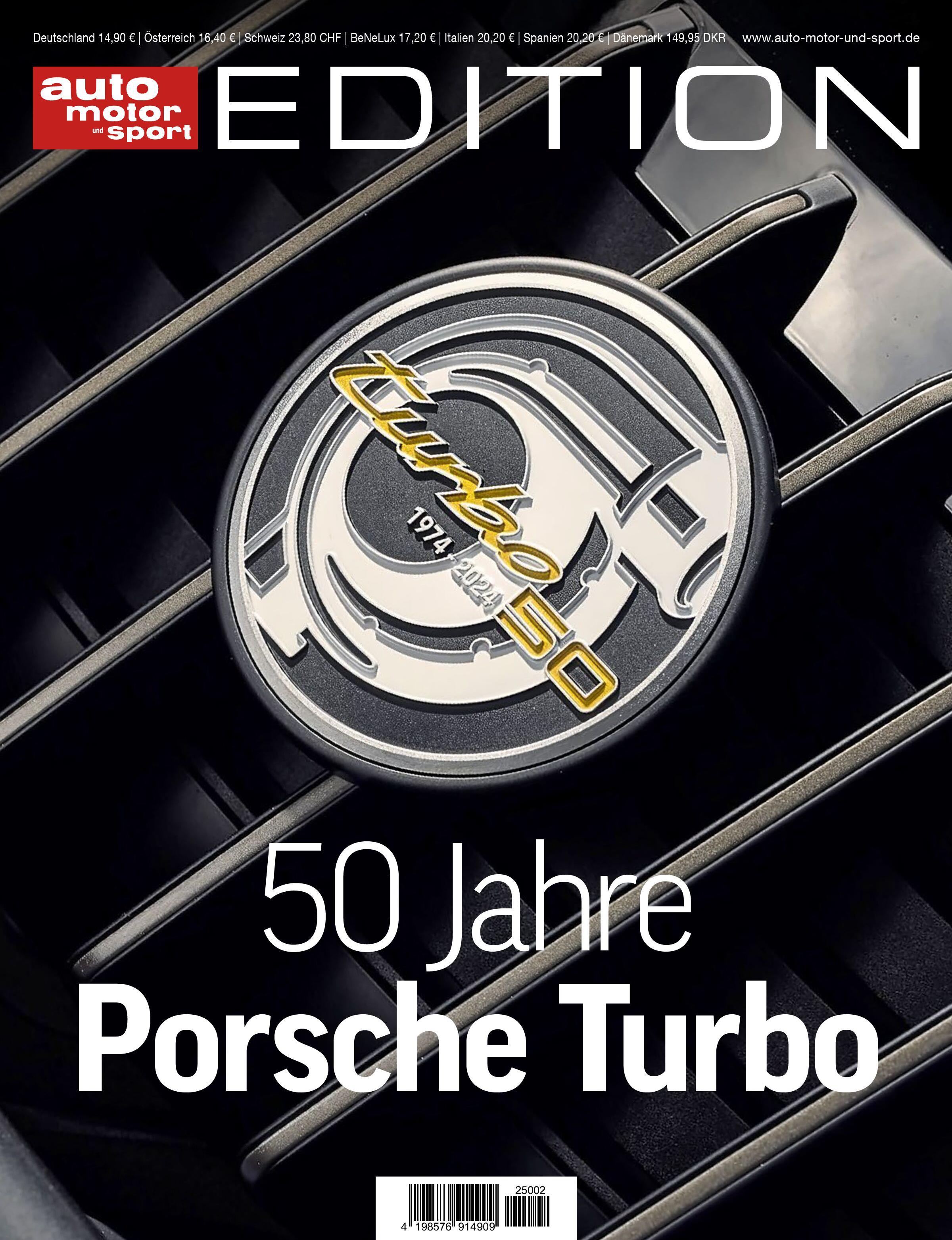 Журнал Auto Motor und Sport Spezial: 50 Jahre Porsche Turbo